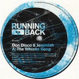Don Disco & Jeremiah / Projam - The Whistle Song / Into The Groove