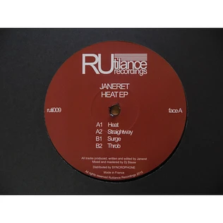 Janeret - Heat EP
