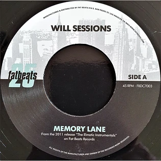 Will Sessions - Memory Lane b/w Halftime