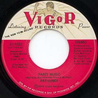 Pat Lundy - Party Music