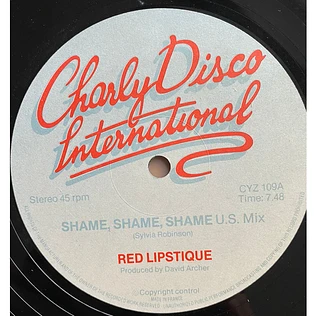 Red Lipstique - Shame, Shame, Shame