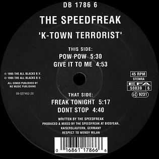 The Speed Freak - K-Town Terrorist