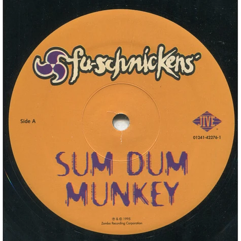 FuVinyl with scuffs and hairlineshnickens - Sum Dum Munkey / Visions (20/20)