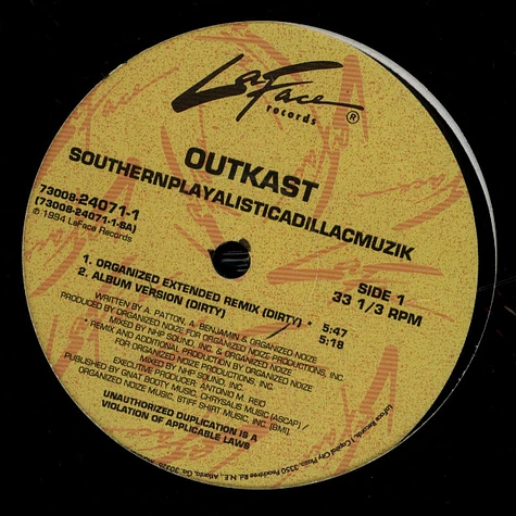 OutKast - Southernplayalisticadillacmuzik