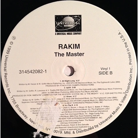 Rakim - The Master