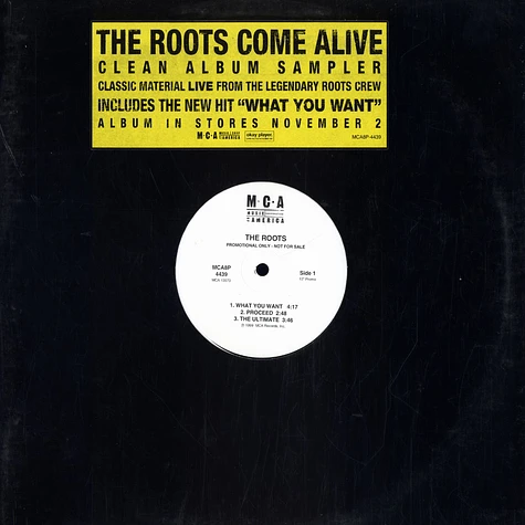 The Roots - Come Alive (Clean Album Sampler)
