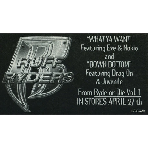 Ruff Ryders - What Ya Want / Down Bottom