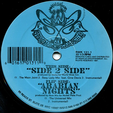 Shabaam Sahdeeq - Side 2 Side / Arabian Nights