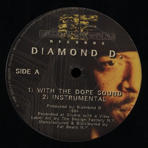 Diamond D - With the dope sound