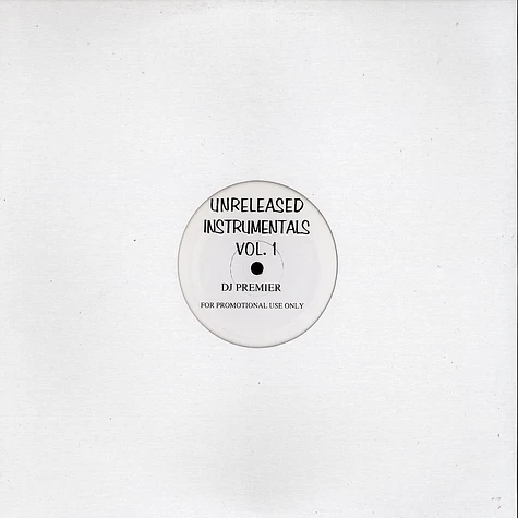DJ Premier - Unreleased Instrumentals Volume 1