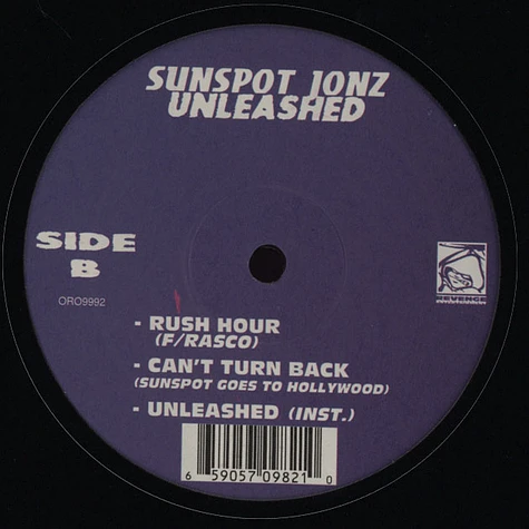 Sunspot Jonz - Unleashed EP