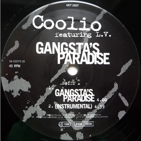 Coolio Featuring LV - Gangsta's Paradise