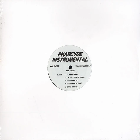 The Pharcyde - Instrumentals