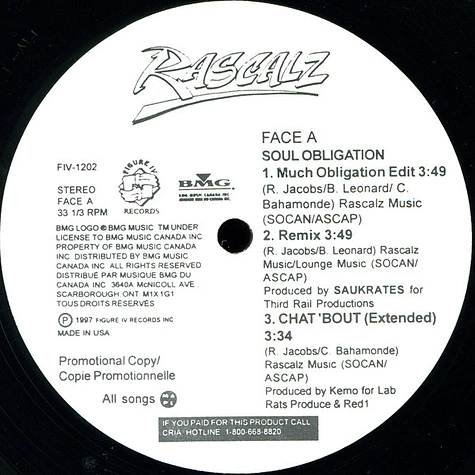 Rascalz - Soul Obligation