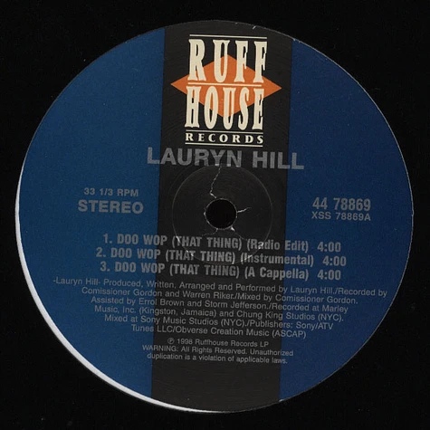 Lauryn Hill - Doo wop (that thing)