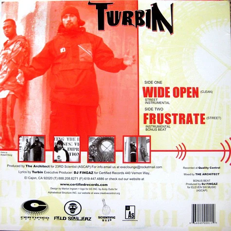 Turbin - Wide Open / Frustrate