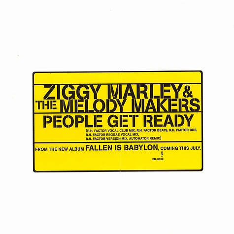 Ziggy Marley & The Melody Makers - People get ready