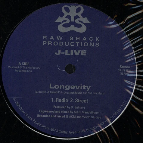J-Live - Longevity