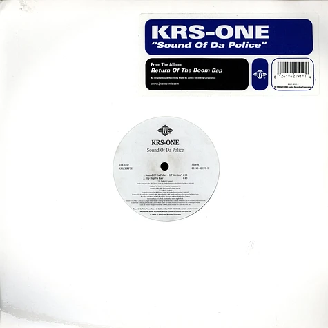 KRS-One - Sound Of Da Police