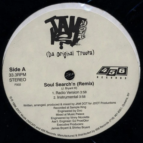 Jam Dot Da Original Troopa - Soul search'n remix