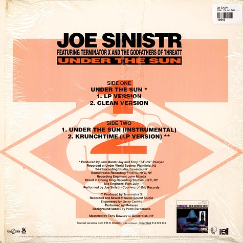 Joe Sinistr - Under the sun feat. Terminator X