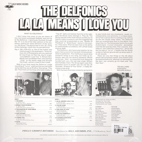 Delfonics - La la means i love you