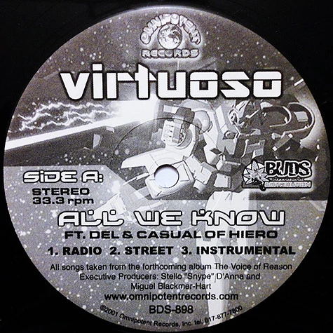 Virtuoso - All We Know