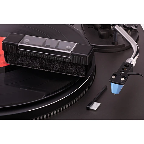 Vinyl LP Velvet Brush - Vinyl Schallplattenbürste Samt