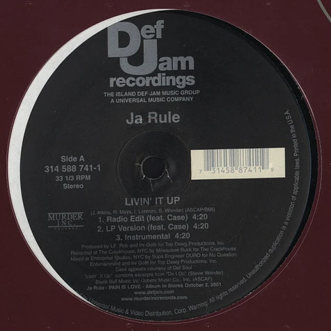 Ja Rule - Livin it up