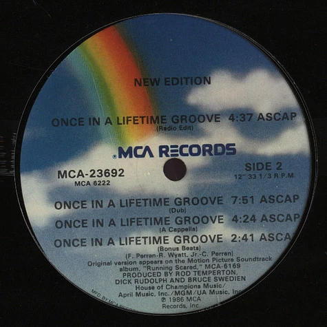 New Edition - Once in a lifetime groove