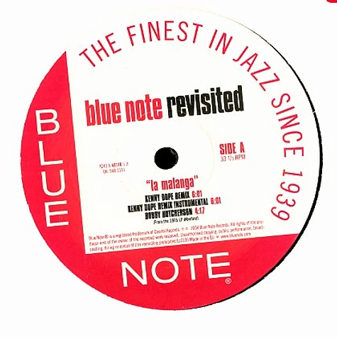 Bobby Hutcherson / Gene Harris - La Malanga Kenny Dope Remix / Los Alamitos Latinfunklovesong Bugz In The Attic Remix