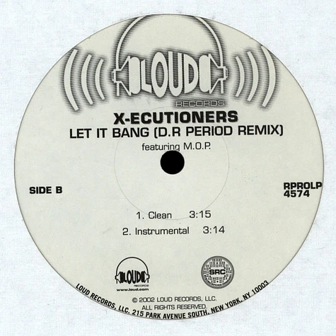 X-Ecutioners - Let it bang feat. MOP D.R.period remix