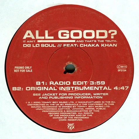 De La Soul - All Good?