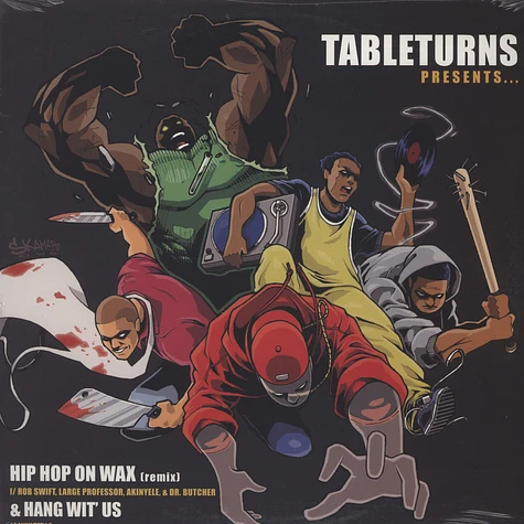 Tableturns presents ... - Hip hop on wax remix feat. Rob Swift, Large Professor, Akinyele & Dr.Butcher