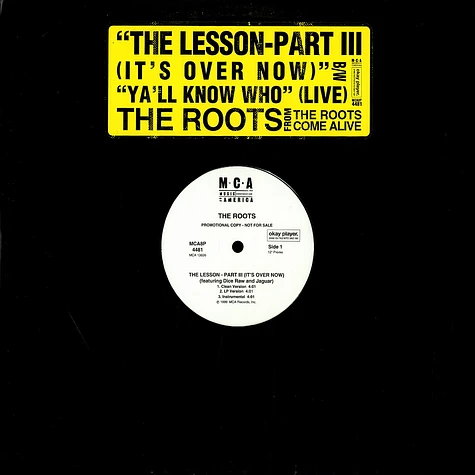 The Roots - The lesson - part III