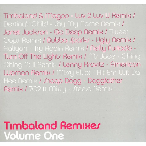 Timbaland - Greatest remixes vol.1