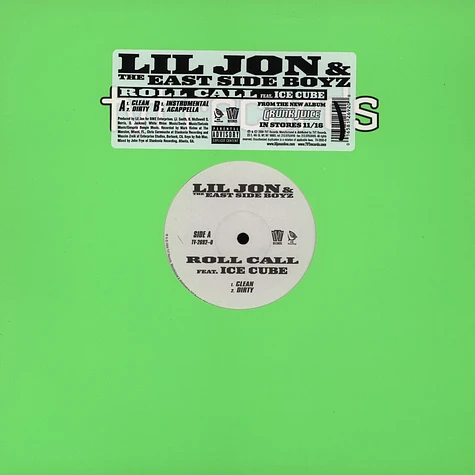 Lil Jon & The East Side Boyz - Roll call feat. Ice Cube