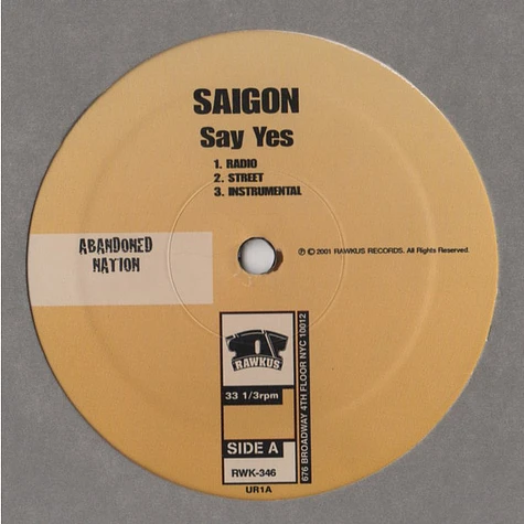 Saigon - Say Yes