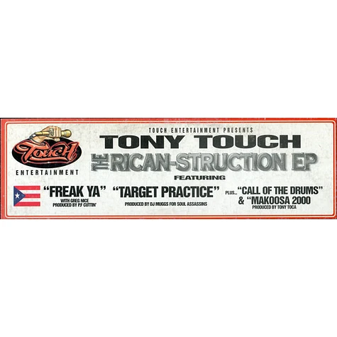 Tony Touch - The Rican-Struction EP