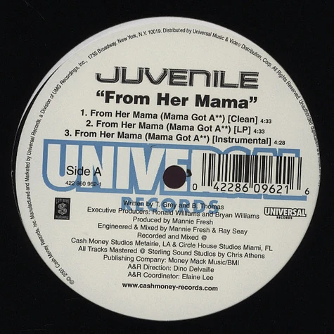 Juvenile - From her mama