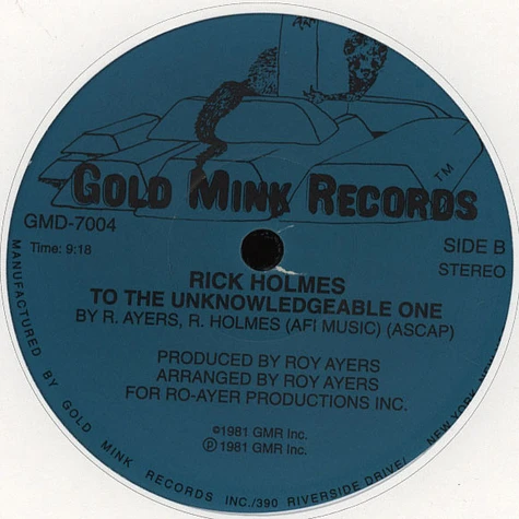 Rick Holmes - Remember to remember