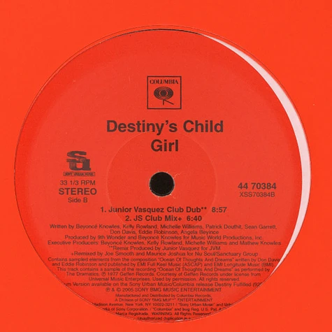Destinys Child - Girl