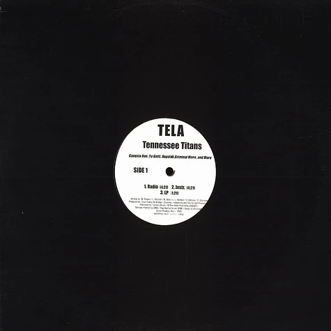 Tela - Tennessee titans feat. Gangsta Boo, Yo Gotti, Haystak, Criminal Mane & Maru