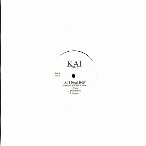 Kai / Ms.T - All i need 2005 / best of me