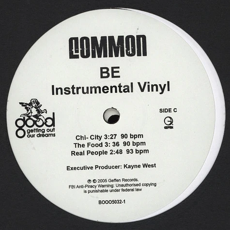 Common - Be... Instrumentals
