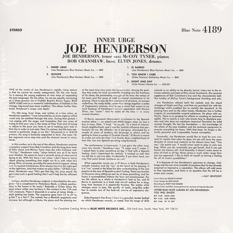 Joe Henderson - Inner urge