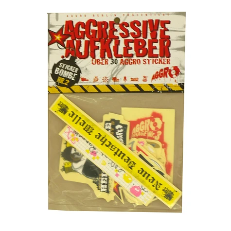 Aggressive Aufkleber - Sticker bombe nr.2