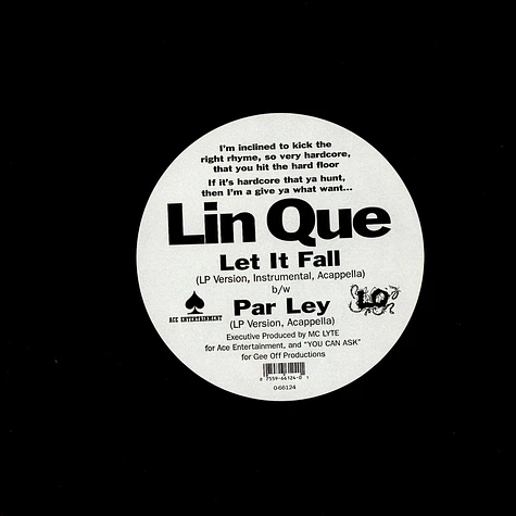 Lin Que - Let It Fall / Par Ley