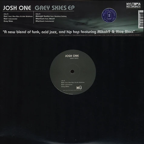 Josh One - Grey skies EP