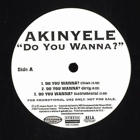 Akinyele - Do you wanna?